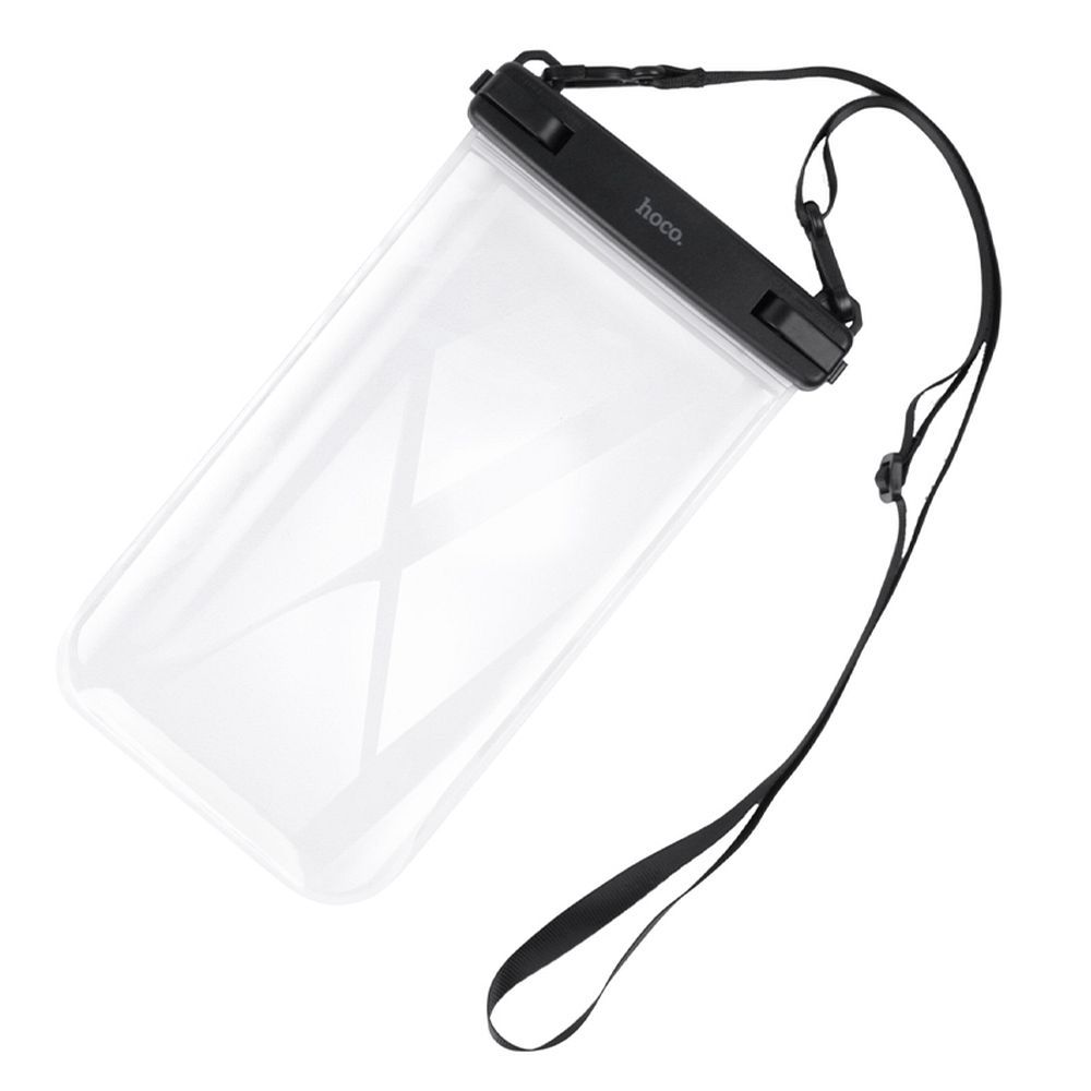 Waterproof case for mobile phone Hoco IP68 222 x 125 x 21 mm HX52 transparent