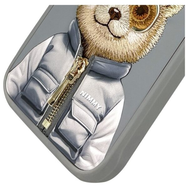 4fe48e18eaf746cb74ea85d2a29c987d NIMMY case COOL&CUTE 2.0 Bear for IPHONE 16 Pro Max gray