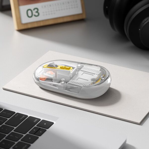 HOCO computer wireless mouse dual-mode SILENT 2,4G 1600 dpi GM35 white
