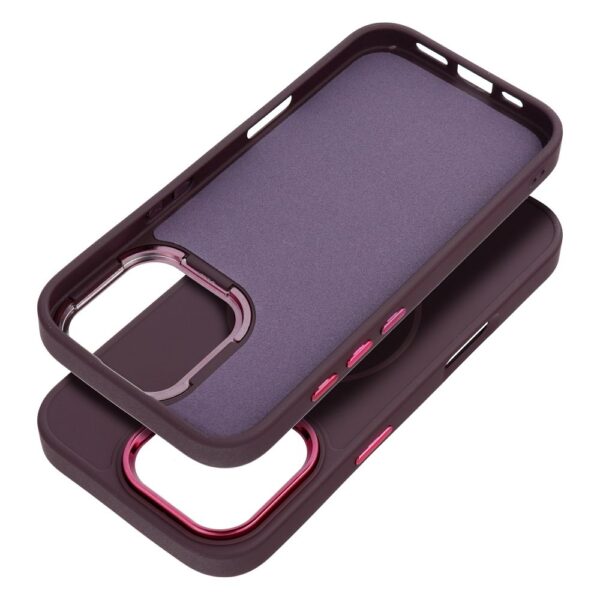 513329779c80e792728fcc7b3ccfbc24 FRAME MAG COVER Case compatible with MagSafe for IPHONE 17 PRO purple