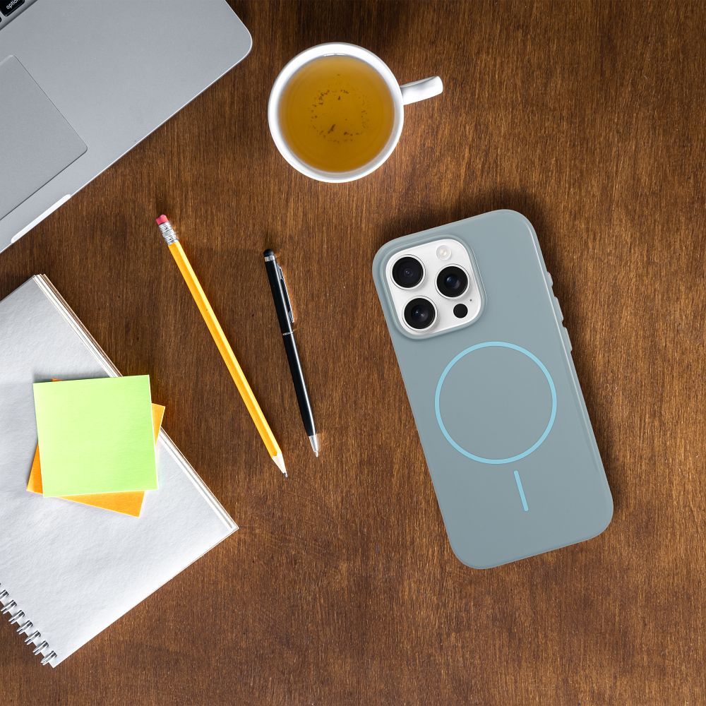 Premium Glossy Mag Cover compatible with MagSafe and Camera Control button for IPHONE 16 PLUS mint