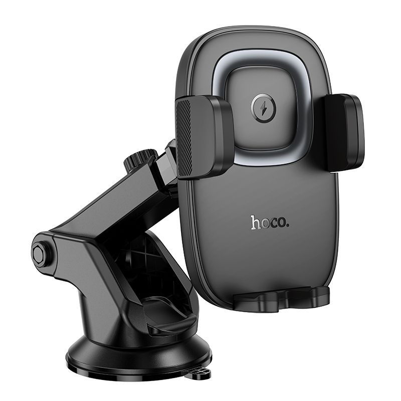 Car phone holder induction Hoco 15W center console HW32 black