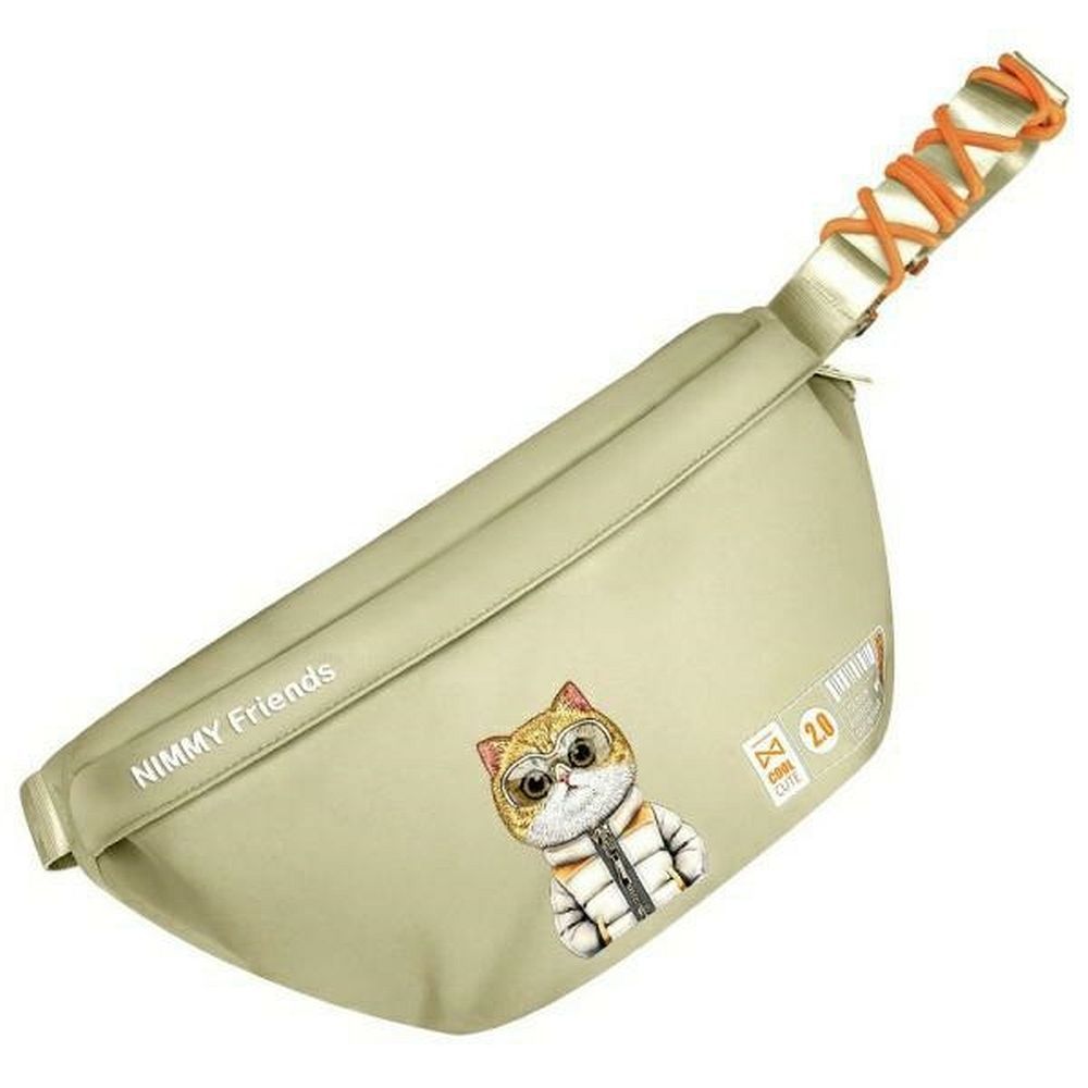 53e18005baf8f9afd121a2d415d785d8 NIMMY crossbody COOL&CUTE 2.0 Cat khaki