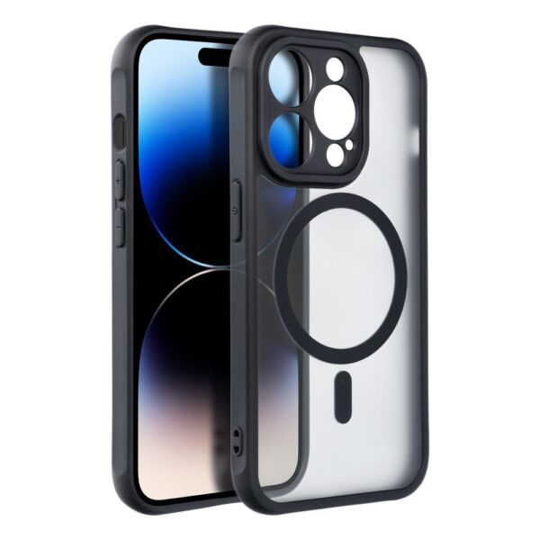 FULL MATTE MAG COVER case compatible with MagSafe for IPHONE 17 Pro black