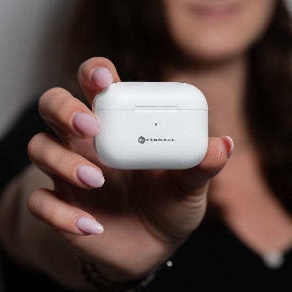 545dc2070c0e15947319b65f7bf55f5f FORCELL F-AUDIO Master Pro wireless earphones bluetooth TWS white