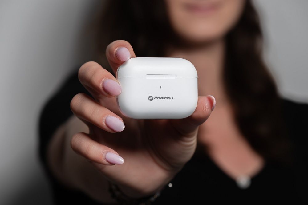 545dc2070c0e15947319b65f7bf55f5f FORCELL F-AUDIO Master Pro wireless earphones bluetooth TWS white
