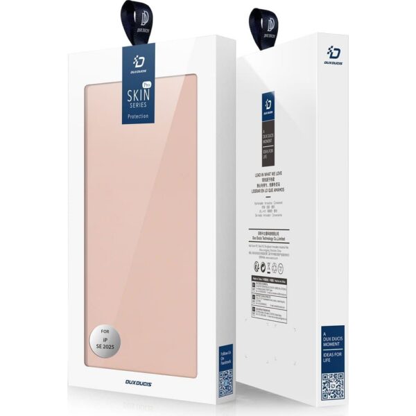 DUX DUCIS wallet case SKIN PRO for IPHONE 16e rose