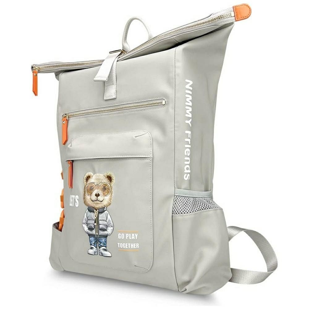 NIMMY laptop bag COOL&CUTE 2.0 Bear gray