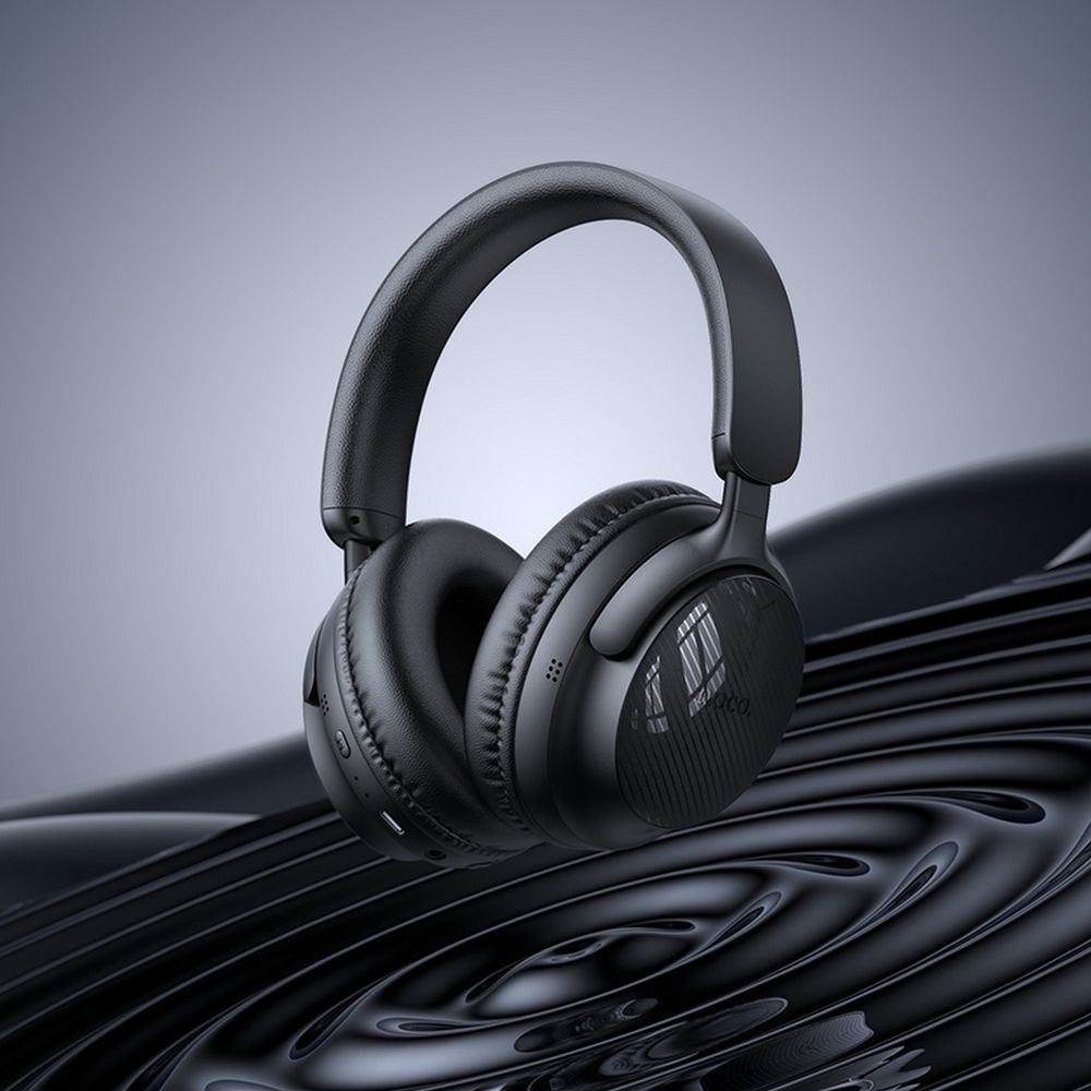 55a49ce99c9e31256dfb46ce9eded55a HOCO wire headphones bluetooth W53 classic black