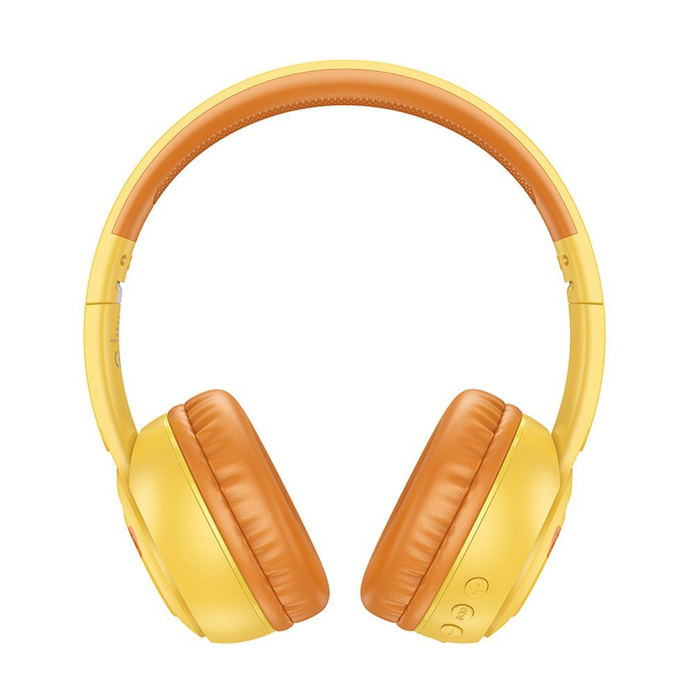 567a76b93d86b6de25023bfe0ee23a2e EOL HOCO wireless headphones bluetooth for children W60 sun yellow
