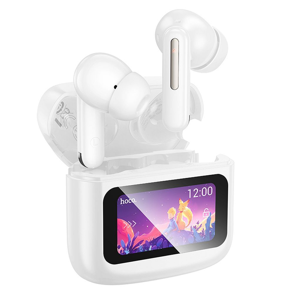 58ae588f2a3507dc4ea54ade03f56be4 HOCO wireless earphones bluetooth with touch screen TWS EQ14 white