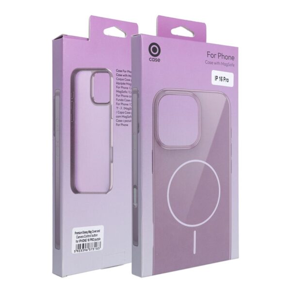 Glossy Mag Cover compatible with MagSafe for IPHONE 17 PRO MAX purple