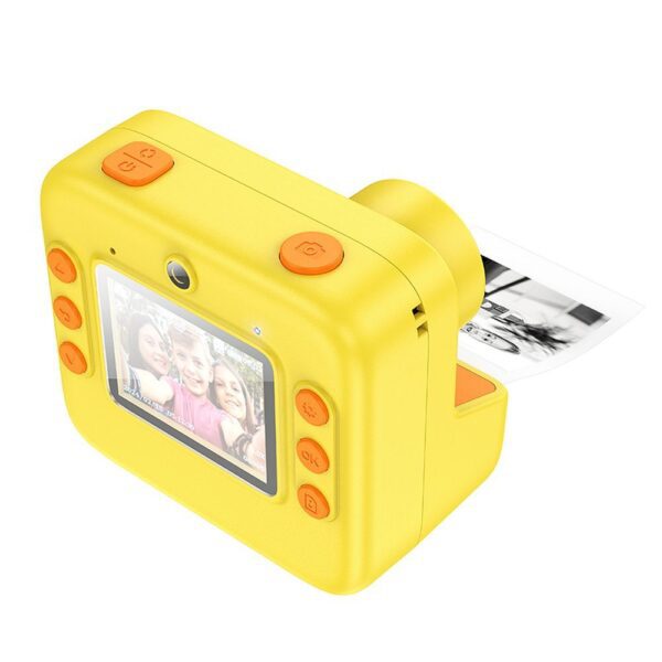 Digital kids camera with printer Hoco 1MP 2,0" HD Ready DV200 yellow