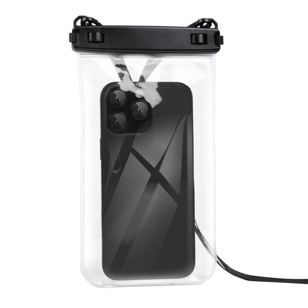 Waterproof case for mobile phone Hoco IP68 222 x 125 x 21 mm HX52 transparent