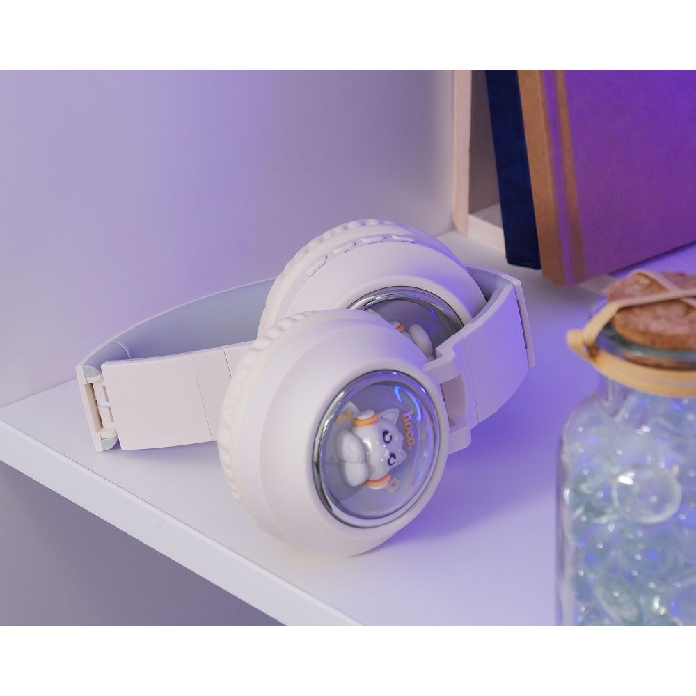 HOCO wireless headphones bluetooth W50 milky white