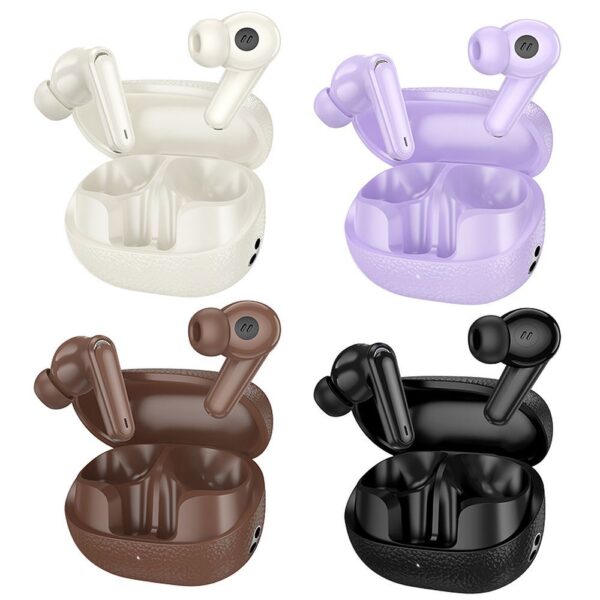 5d1bde0ebd141e0b4bde6fc60ba65b79 HOCO wireless earphones bluetooth TWS EQ23 brown