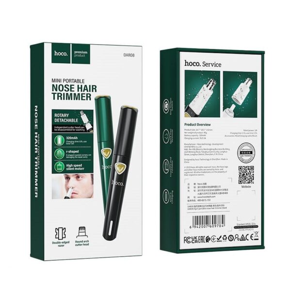 5f0be56ad9e49412d4b0c5c77934bee6 Nose hair trimmer Hoco DAR08 green