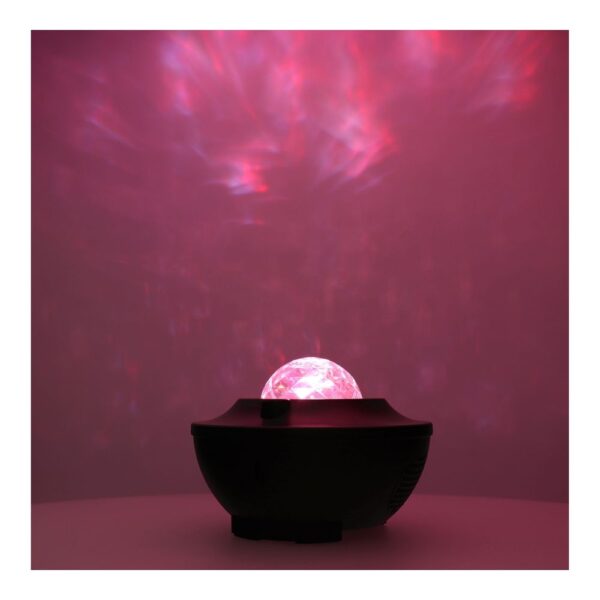 5fb62262f0be6b33453cd172a5b514f3 Projector STARS LED / Disco with bluetooth speaker + remote control + USB BTM0504-B / HD-SPL white