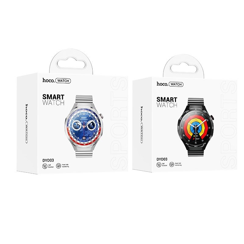 Smartwatch 1,53" TFT Hoco with call function DYD03 silver