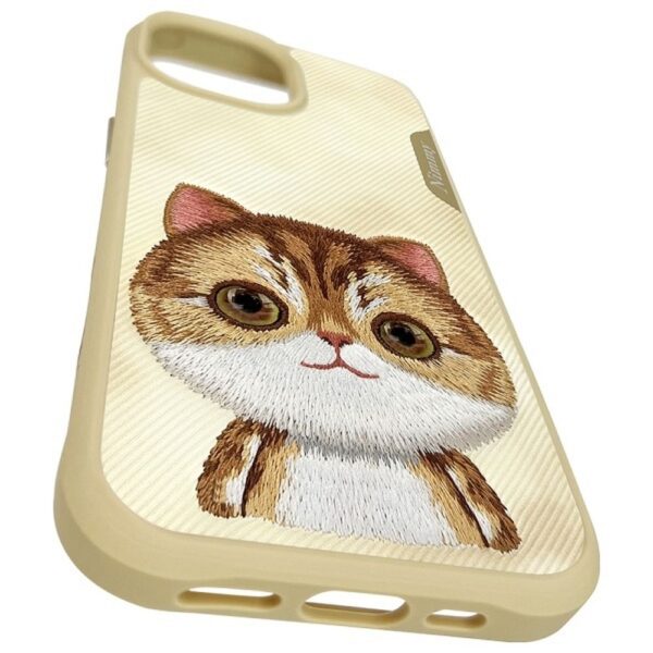60a3bbc1da7e39789e4b148993a18fbd NIMMY case BIG EYED PET 2.0 Cat for IPHONE 15 khaki