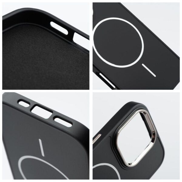 61252d9a000799d37a1e309b073fc184 FRAME MAG COVER Case compatible with MagSafe for IPHONE 12 MINI black