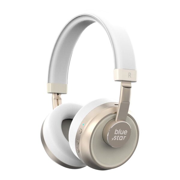 646df536bb8b0a6cc77cb933f5c7cdb8 Wireless on ear headphones Blue Star BH02 white