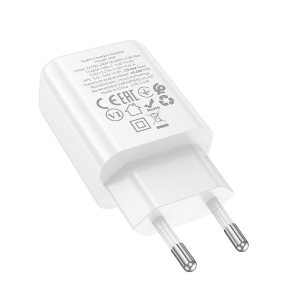 HOCO wall charger Type C PD QC 20W N60 white