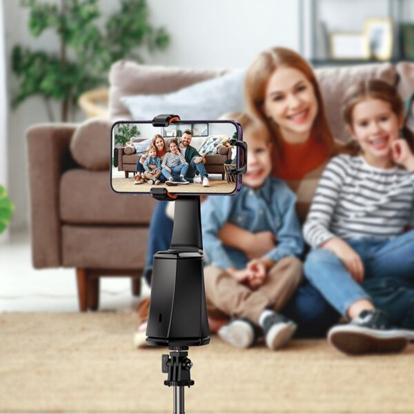 HOCO mobile phone holder 360 degree with auto face tracking K26 black