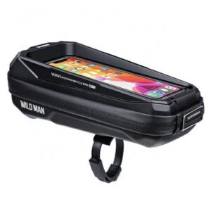 WILDMAN traveling bag for bike frame with zipper 0,6L (4 "- 7") MS33 black
