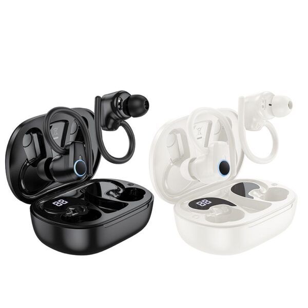 EOL HOCO wireless bluetooth earphones TWS EQ8 milky white