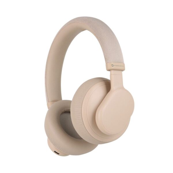 6781cb0a2e5ab64b1203019e03e25b33 FORCELL F-AUDIO Touch Beat wireless headphones bluetooth ANC beige