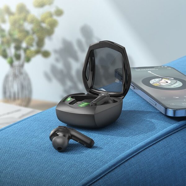 HOCO wireless gaming earphones bluetooth TWS EW28 black