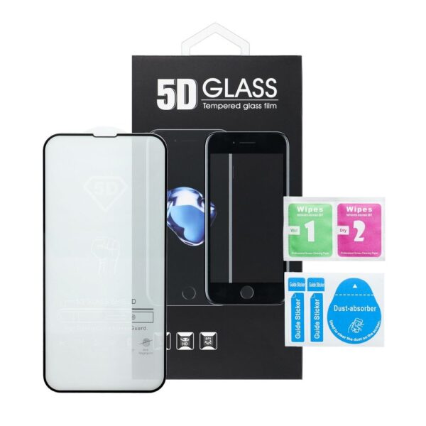 5D Full Glue Tempered Glass - for Samsung Galaxy A17 black