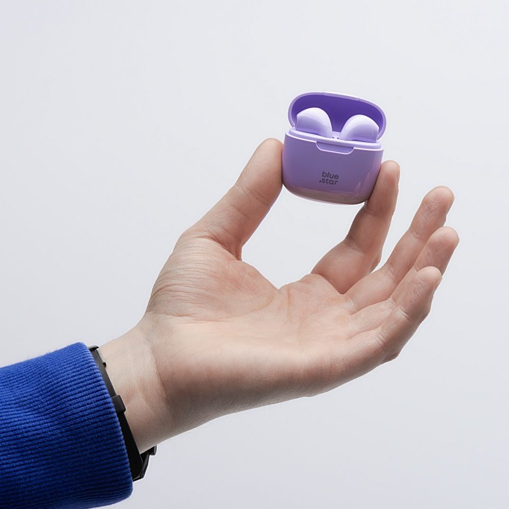 681c873f2d1d316bb4775e673864d6e4 Wireless earbuds Blue Star FI7 TWS purple