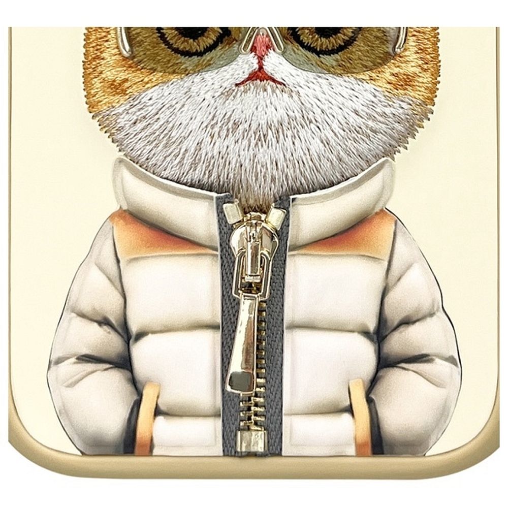 NIMMY case COOL&CUTE 2.0 Cat for IPHONE 15 Pro Max khaki