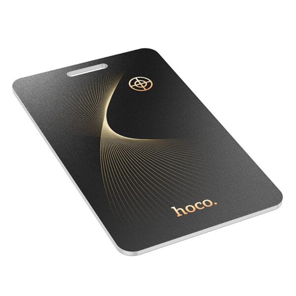 Locator compatible with Apple Find My Hoco card shape E92 black