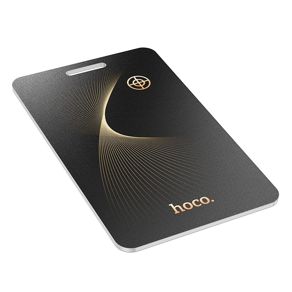 Locator compatible with Apple Find My Hoco card shape E92 black