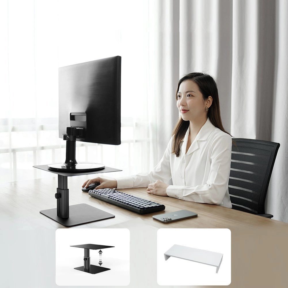 Nillkin HighDesk tall stand monitor support blackeng