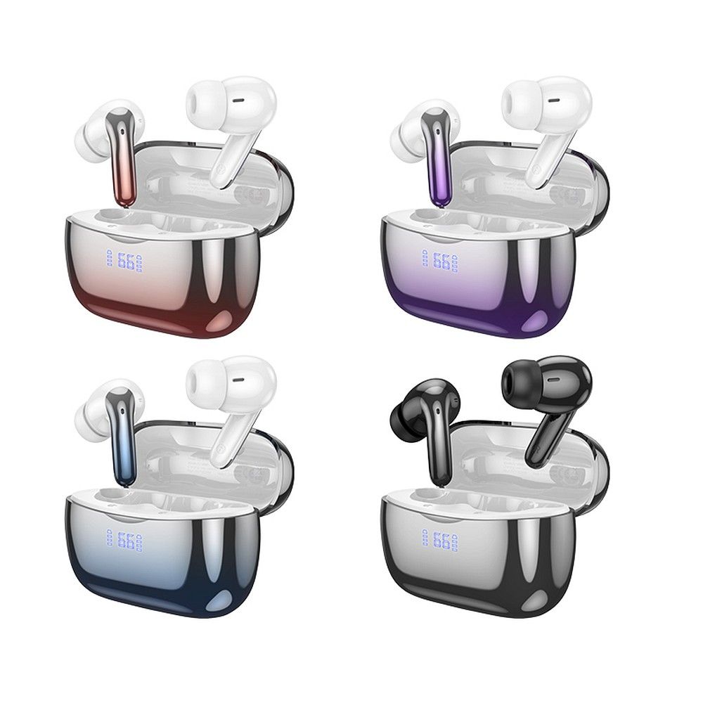 HOCO wireless earphones bluetooth TWS ANC + ENC EQ16 purple glaze