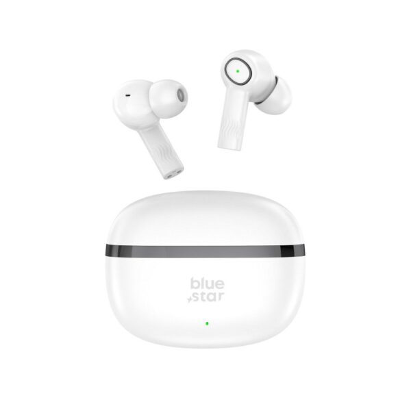 Wireless earbuds Blue Star AC20C TWS ENC white