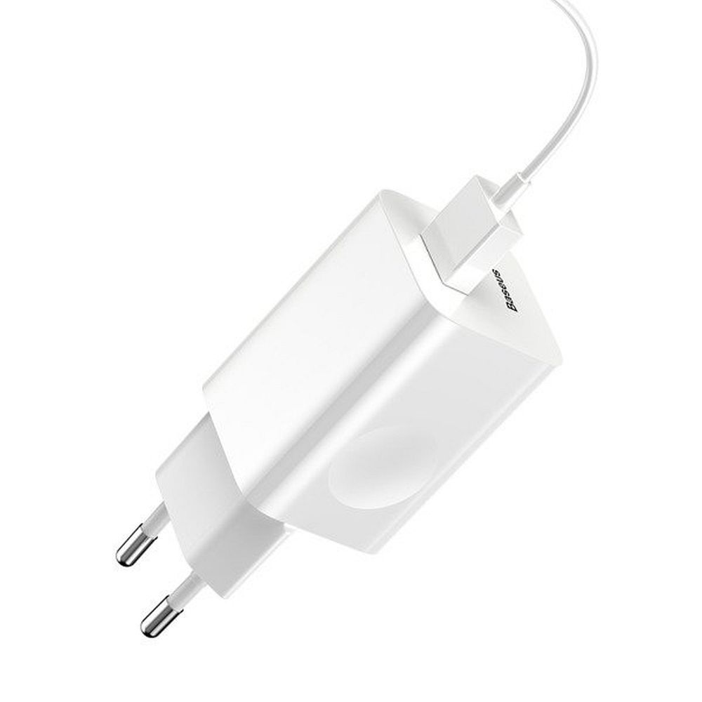 BASEUS wall charger USB A QC3.0 3A 24W CCALL-BX02 white