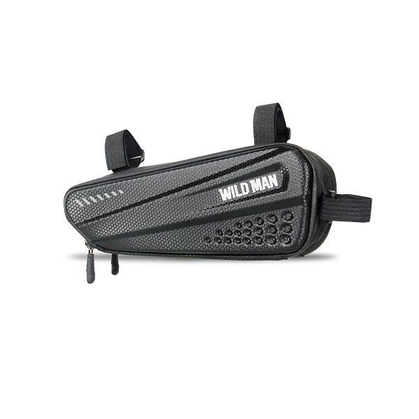 WILDMAN traveling bag under the bike frame with zipper 1,5L E4 black