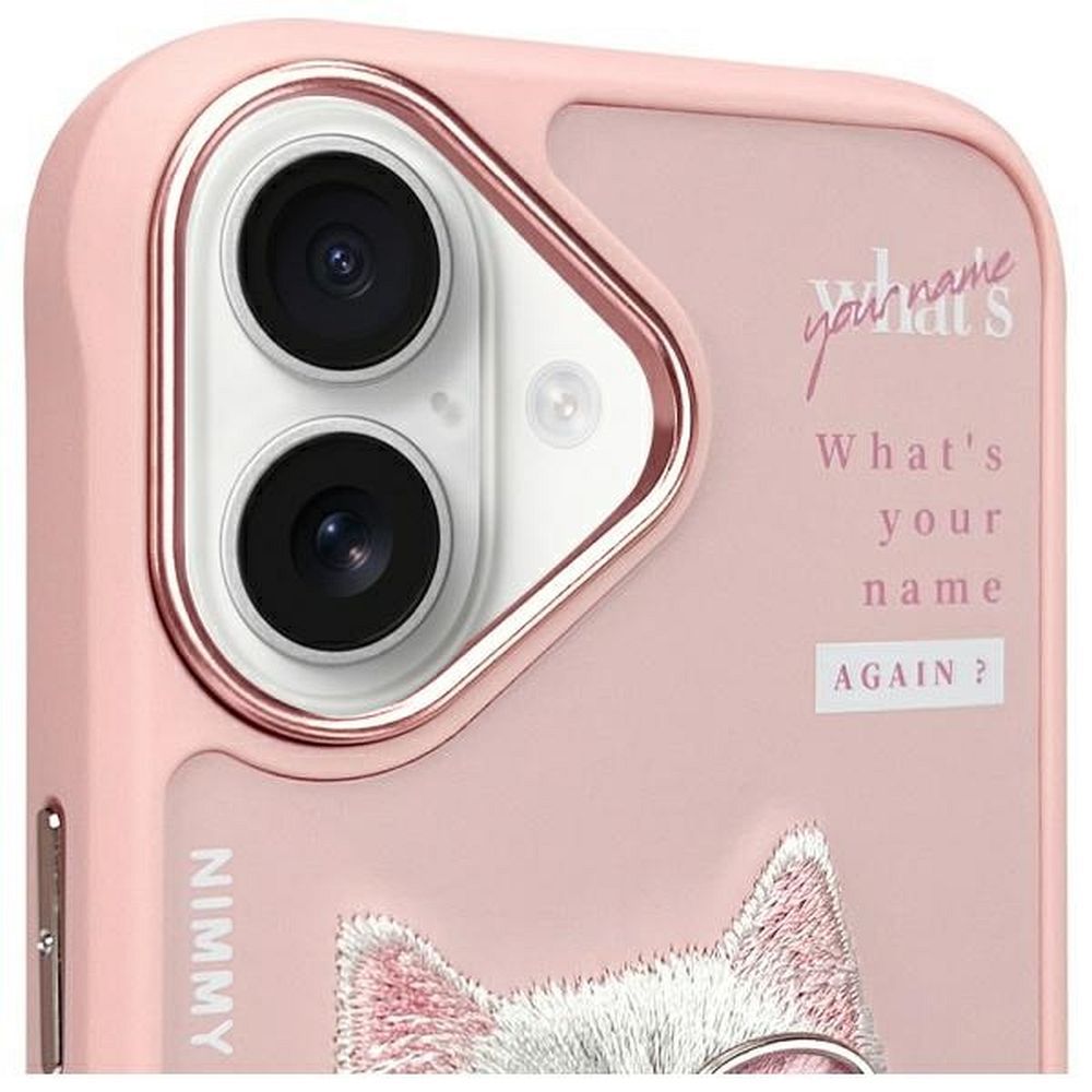 NIMMY case COOL&CUTE 2.0 Cat for IPHONE 16 pink