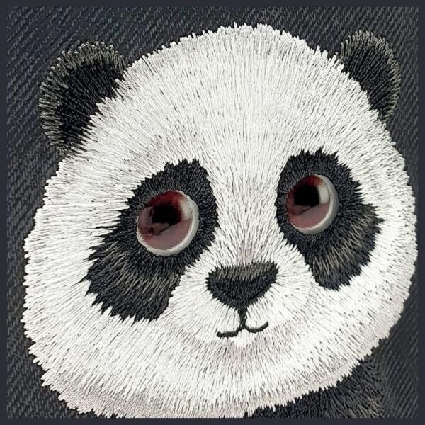 NIMMY case BIG EYED PET 2.0 Panda for IPHONE 15 Pro black
