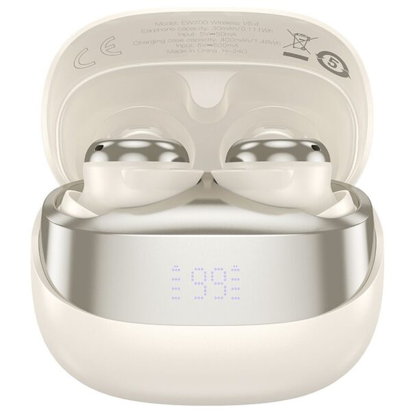 6ee0c45affe47c48799188ca6daa7c4d HOCO wireless earphones bluetooth TWS EW200 milky white