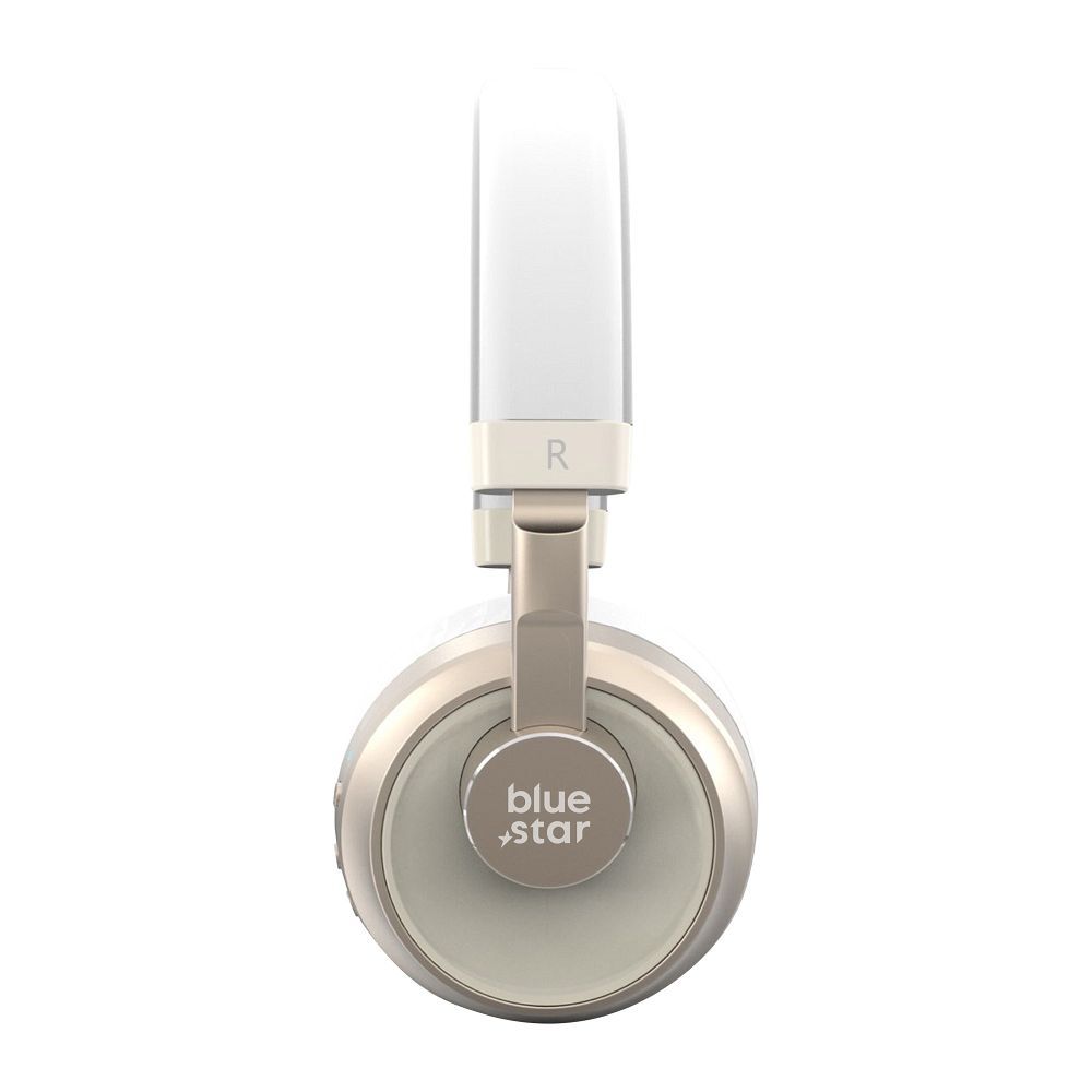 6fbf17c6a5f40261e88c15d7bae54130 Wireless on ear headphones Blue Star BH02 white
