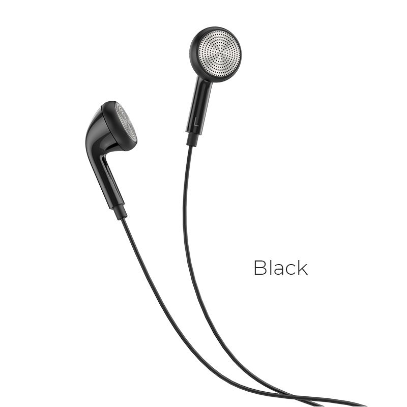 HOCO wire earphones Jack 3,5 mm with microphone M73 black