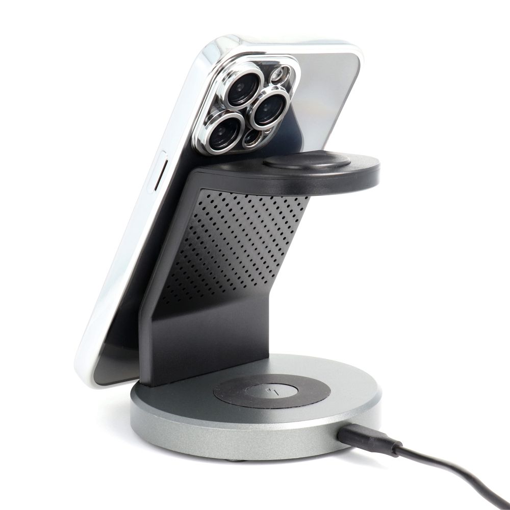 ELECTRO MAG COVER case compatible with MagSafe for SAMSUNG A07 silver