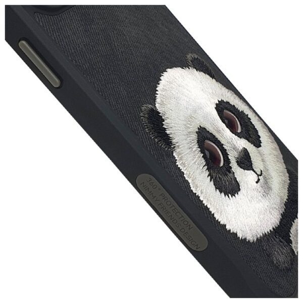 NIMMY case BIG EYED PET 2.0 Panda for IPHONE 15 Pro black