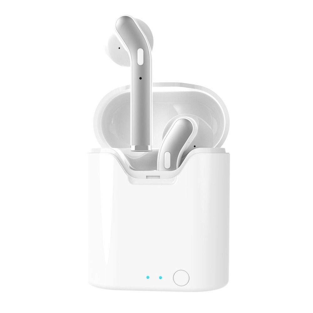 714d634a631dea55addbc386592979f0 ART wireless earphones bluetooth TWS + docking station Micro USB AP-TW-B2 white silver